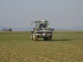 Mineraldüngerausbringung mit dem Traktor