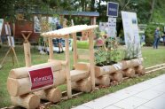 Klimazug Holzmodell