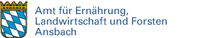 Schriftzug Amt für Ernährung, Landwirtschaft und Forsten Ansbach mit Link zur Startseite